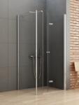 NEW TRENDY New Soleo cabină de duș 120x110 cm dreptunghiular crom luciu/sticlă transparentă K-0630 (K0630)