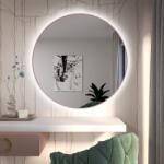 Baltica Design Tiny Border Bright oglindă 80x80 cm rotund cu iluminare roz 5904107930626 (5904107930626)