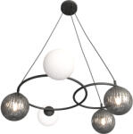 Emibig Libra lampă suspendată 5x10 W alb-negru-grafit 1381/5 (13815)