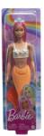 Barbie Papusa Barbie Dreamtopia - Sirena cu par roz si coada portocalie Papusa