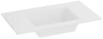 Lavita Tulsa lavoar 81x46.5 cm dreptunghiular mobilier alb luciu 5900378339854 (5900378339854)