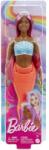 Barbie Papusa Barbie Dreamtropia - Sirena cu par magenta si coada portocalie Papusa