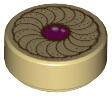 LEGO® Placă netedă rotundă 1 X 1 decorată - Prăjitură (6139650)