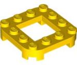 LEGO® Placă modificată 4 X 4 cu colţuri rotunjite, decupată 2 X 2 (6364059)