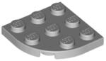 LEGO® Placa 3 x 3, 1/4 curbata (4645412)