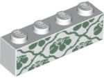 LEGO® Cărămidă 4 X 1 - decorată Tapet (6149666)