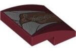 LEGO® Cărămidă curbată 2 X 2 - decorată - robă Elrond (6421846)