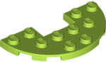LEGO® Placă 6 X 3 rotunjită dublu cu gaură 2 X 1 (6109765)