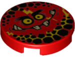 LEGO® Placă netedă rotundă 2 x 2 decorată - fată Globlin (6132546)