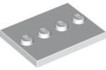 LEGO® Placă 4 X 3 modificată studuri centrale (6132741)