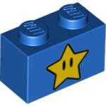 LEGO® Cărămidă 1 X 2 decorată stea (6334673)