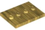 LEGO® Placă 3 X 4 modificată studuri centrale (6350055)