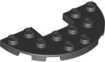 LEGO® Placă 6 X 3 rotunjită dublu cu gaură 2 X 1 (6138405)
