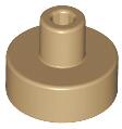 LEGO® Placă netedă modificată 1 X 1 cu pin (6300320)
