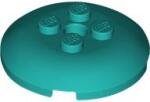 LEGO® Cărămidă rotundă 4 x 4 x 2/3 cu gaură pin (6317535)