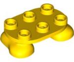 LEGO® Picioare cu placă rotunjită 2 X 3 (6308887)