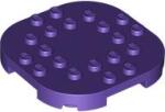 LEGO® Placă modificată 6 X 6 X 2/3 cu colţuri rotunjite (6326550)