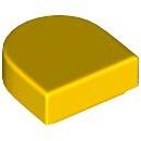 LEGO® Placa neteda 1 X 1 jumatate (6300104)