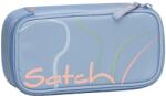 satch Penar Satch Pencil Box - Vivid Blue, cu 2 compartimente (SAT-BSC-001-9SB) Penar