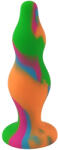 A-GUSTO Анален разширител Butt Plug Медицински силикон "VOLCANO RAINBOW" 12 см