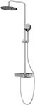 Lavita Cetus zuhany készlet fal termosztáttal trópusi zuhany opcióval króm 5900378346296 (5900378346296)