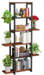 TEMPO KONDELA Raft, negru/lemn rustic, LEMY Raft