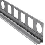 Arbiton PROS1-B1 Parketta profil - belső sarok élvédő-lezáró, csavaros (200 cm/5, 5 mm) - Szálcsiszolt alumínium (158254000000000561 - PROS1-B1-BRUSHED-SILVER)