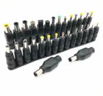  40pcs_universal_plug Univerzális laptop töltő fej szett 40db töltőfej készlet hálózati adapterhez (5.5mm x 2.5mm-ről) (40pcs_universal_plug)