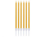 Godan Arany Metallic Gold tortagyertya, gyertya szett 6 db-os MLG176230 (MLG176230)