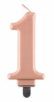 Godan Rose Gold Metallic számgyertya, tortagyertya 1-es MLG124675 (MLG124675)