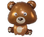 Godan Maci Brown Teddy fólia lufi 60 cm MLG410621 (MLG410621)