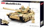 Sluban Model Bricks - Army 99-es típusú, 2 az 1-ben nehéz harckocsi építőjáték készlet (M38-B0790)