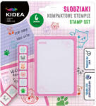 DERFORM Nyomda szett, 6 db-os, jegyzettömbbel, Kidea, Animals (DFM-KSSAS6KKA) - mesescuccok