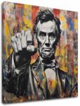  Kép ABRAHAM LINCOLN - A történelem ereje | 100% eredeti akril festett kép