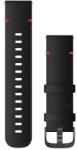 Garmin Curea Garmin Quick Release 22 mm, piele, neagră, cataramă neagră (Venu, Forerunner 255, Vivoactive 4, etc. )