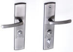  Belülről jobbos Hi-sec kínai ajtókilincs, többpontos zárhoz, törésvédő nélkül, kilinccsel , Fordítógombos , Szatén-nikkel , Egybe cimkés