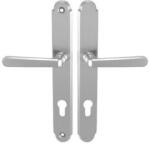  Alt Wien matt króm egybecímkés kilincs , fix gombbal , Balos , 90 , Cilinderlyukas , Matt-króm , Rozettás