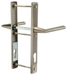  Mantova szatén nikkel bejárati ajtókilincs, kilinccsel , Jobbos , 92 , Cilinderlyukas , Szatén-nikkel , Egybe cimkés