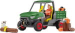 Schleich Farm World forest farmer with vehicle, toy figure (42659) Figurina