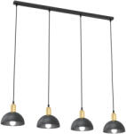 Emibig Moto lampă suspendată 4x15 W negru-auriu 1386/4 (13864)