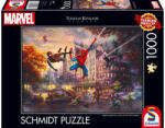 Schmidt Spiele 1000 db-os puzzle - Spider-Man and Friends, Thomas Kinkade (59957) (59957)