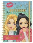 Grafix Caiet Grafix Besties A5 50 De Pagini Spirala Pentru Fetite Creative GR140017 Verde/Albastru (GR140017_Albastru)