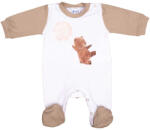 Asti Vékony, pamut kisfiú rugdalózó Kismackó mintával