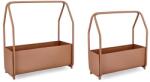Bizzotto ghiveci de balcon Keyra 52 x 23 x 52 / 42 x 21 x 47 cm 2-pack 99KK-DEU62P_92X (722933)