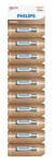 Philips LR03AL10S/10 elem alkali aaa 10db-os csomagolás (LR03AL10S/10) - mostelado
