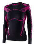 Brubeck Női funkcionális hosszú ujjú felső Brubeck Dry Fekete/Fukszia S