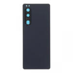Sony Xperia 5 III akkufedél (hátlap) kamera lencsével és ragasztóval, fekete (gyári)