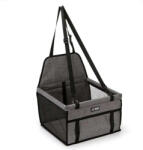 ROONY Kutyaülés kosárral szürke