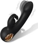 SESSO Vibrator Finger Rabbit Black Vibrator