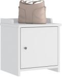 vidaXL SANDNES fehér tömör fenyőfa előszobapad 45x40x50 cm (4010450)